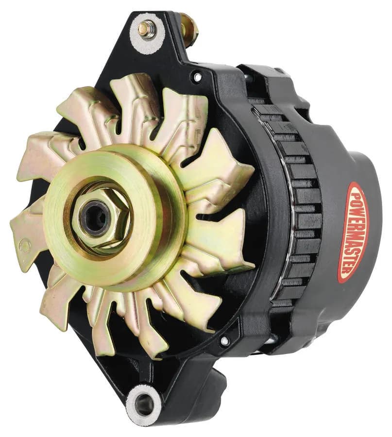 Alternator; CS130; Straight Mounting; 140 Amp; 95 Idle; 1 Groove V Type Pulley; Black;