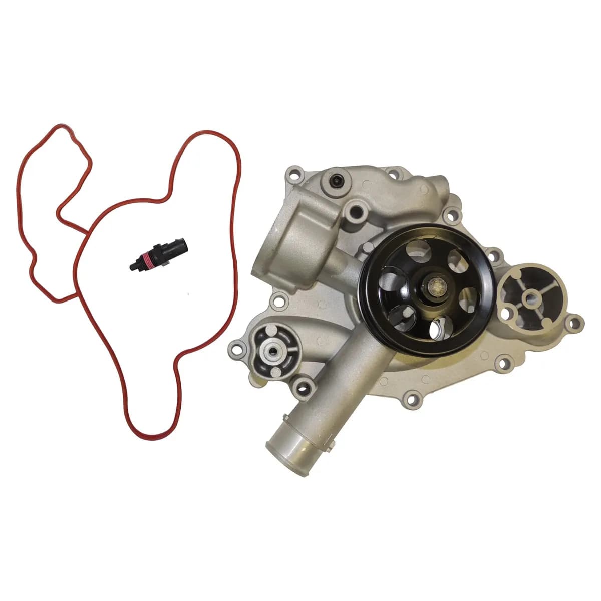 Water Pump 2011-2015 WK Grand Cherokee w/ 5.7L Engine; 2012-2012 WK Grand Cherokee w/ 6.4L Engine w/o Engine Oil Cooler; 2011-2014 LX 300 w/ 5.7L Engine; 2012-2014 LX 300 w/ 6.4L Engine; 2011-2014 LD Charger w/ 5.7L Engine; 2012-2014 LD Charger w/ 6.