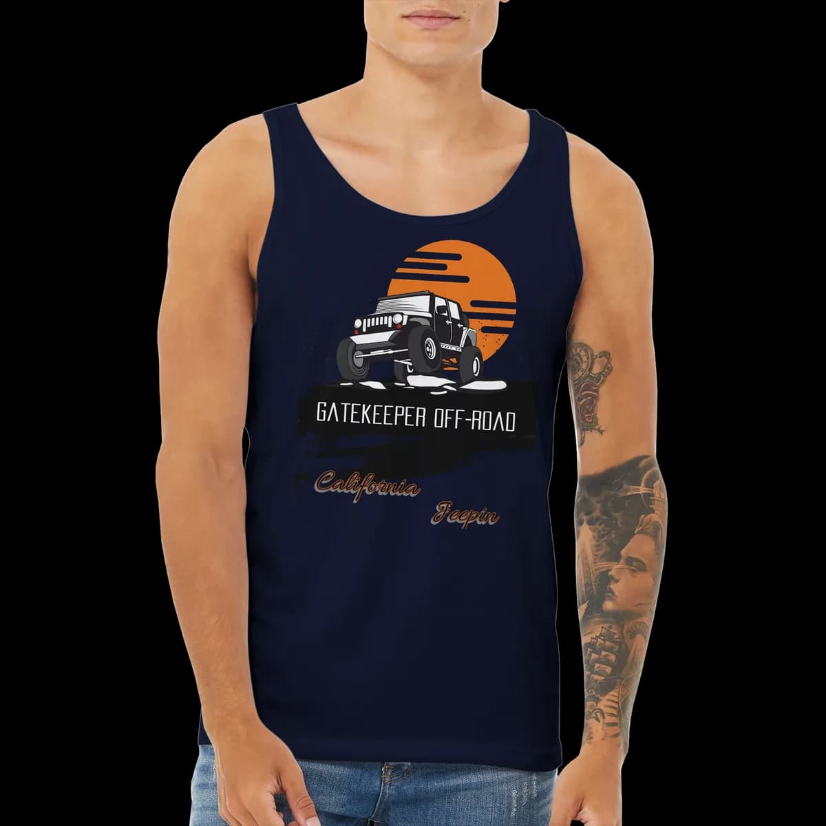 GateKeeper Cali Jeepin Premium Unisex Tank Top