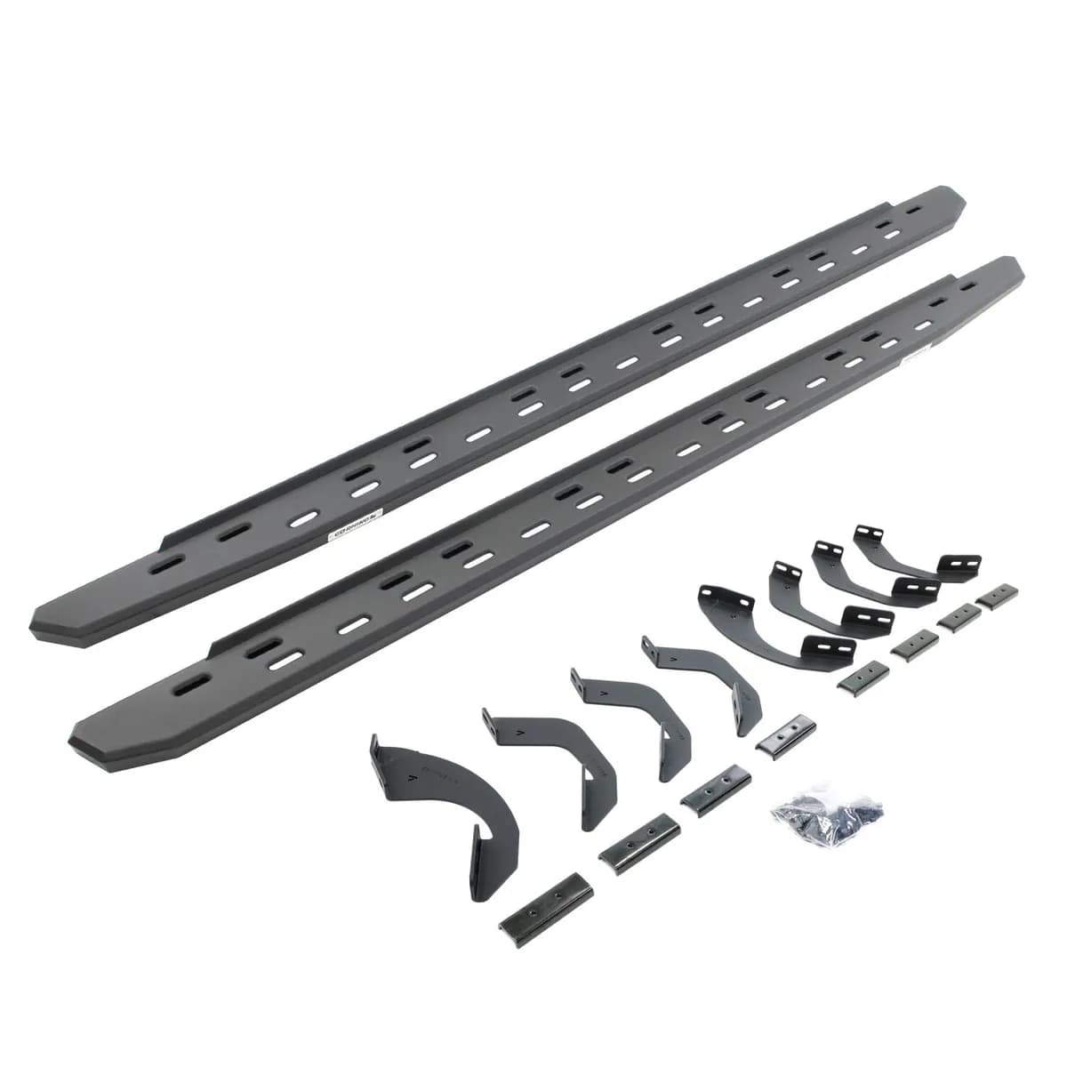 Go Rhino 69643687SPC - RB30 Slim Line Running Boards with Mounting Bracket Kit - Textured Black