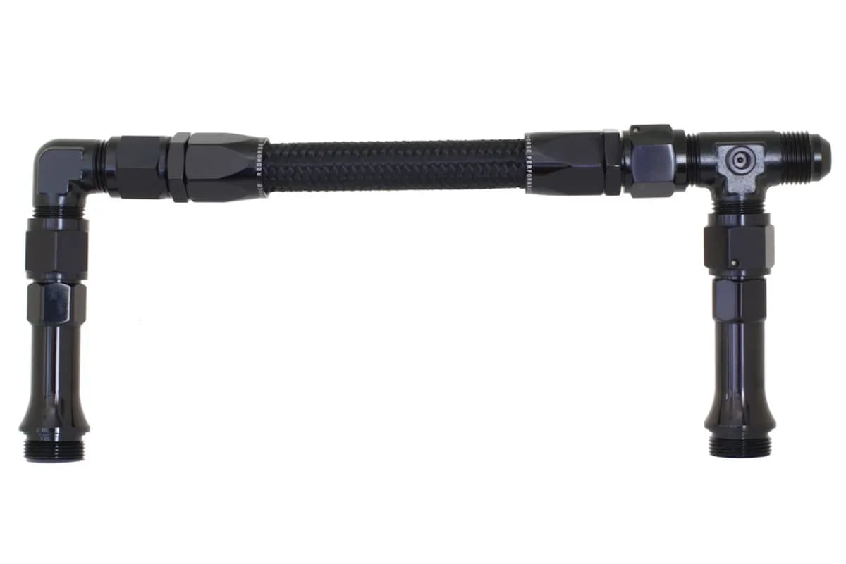 08x 7/820 Dual Inlet to Fit Holley4150 (Center to Center 9.3ã¶) Black