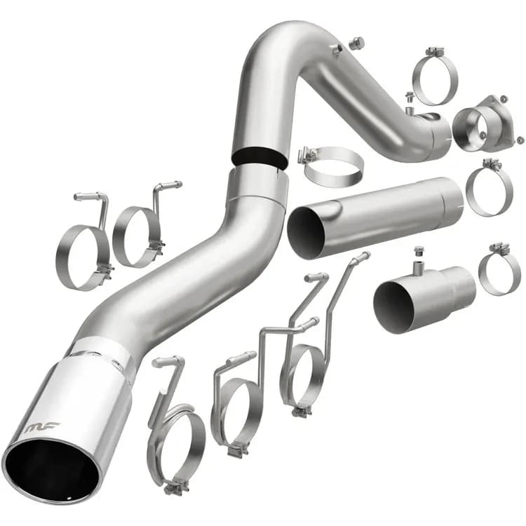 07c Silverado/Sierra 2500/3500 HD Catback Exhaust System ss W/Chrome Tip