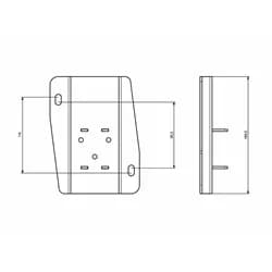 Foxwing and Eclipse 270 180 Awning Brackets