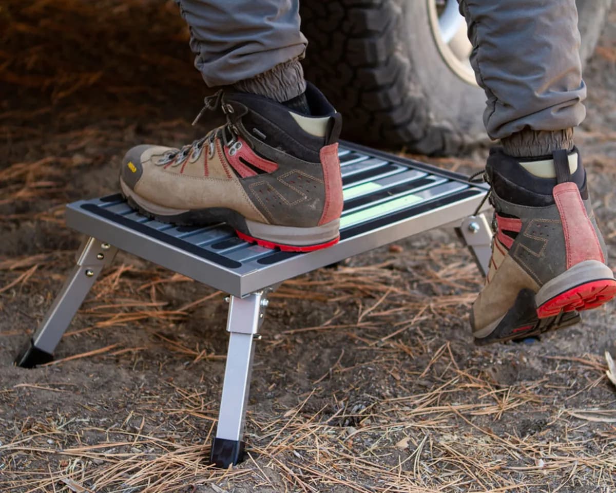 Quick-Fold Camping Steps (180kg Rat
