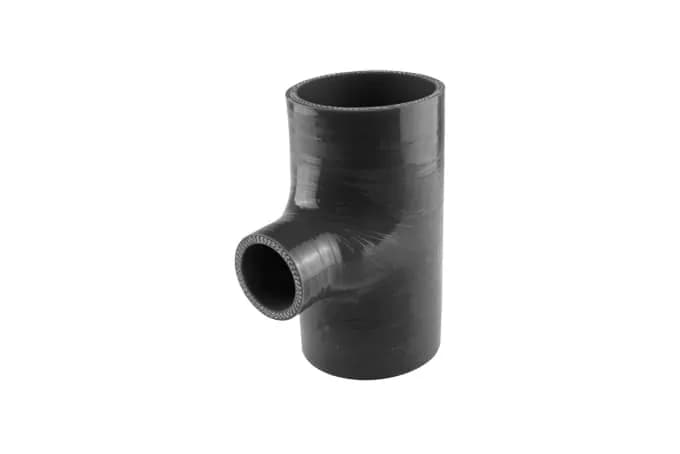 Hose Tee 3.00IN ID 1.5IN spout - Black