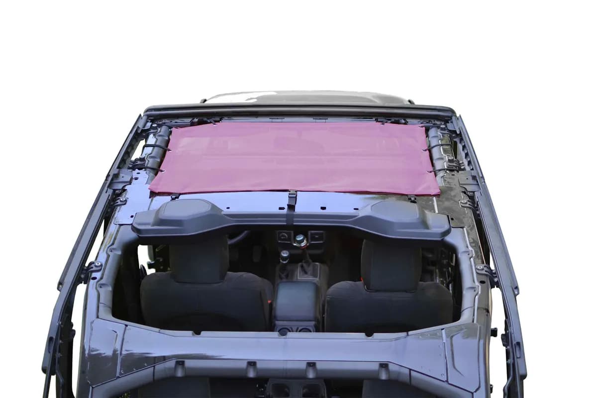 Steinjäger Tops and Covers Wrangler JL 2018 to Present Fabric Teddy Front Seats onlyMauve MauveTan