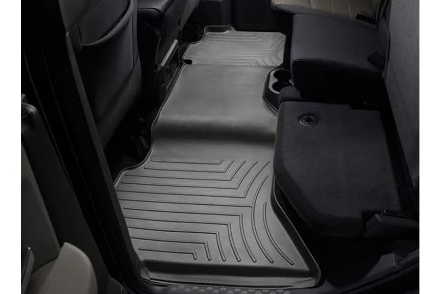 FloorLiner™ DigitalFit®; Black; Rear;