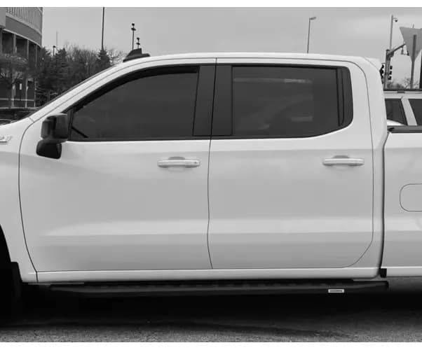 19c Silverado 1500/Sierra 1500 Crew Cab Rb20 Steel Running Boards W/Black Textured Powdercoat