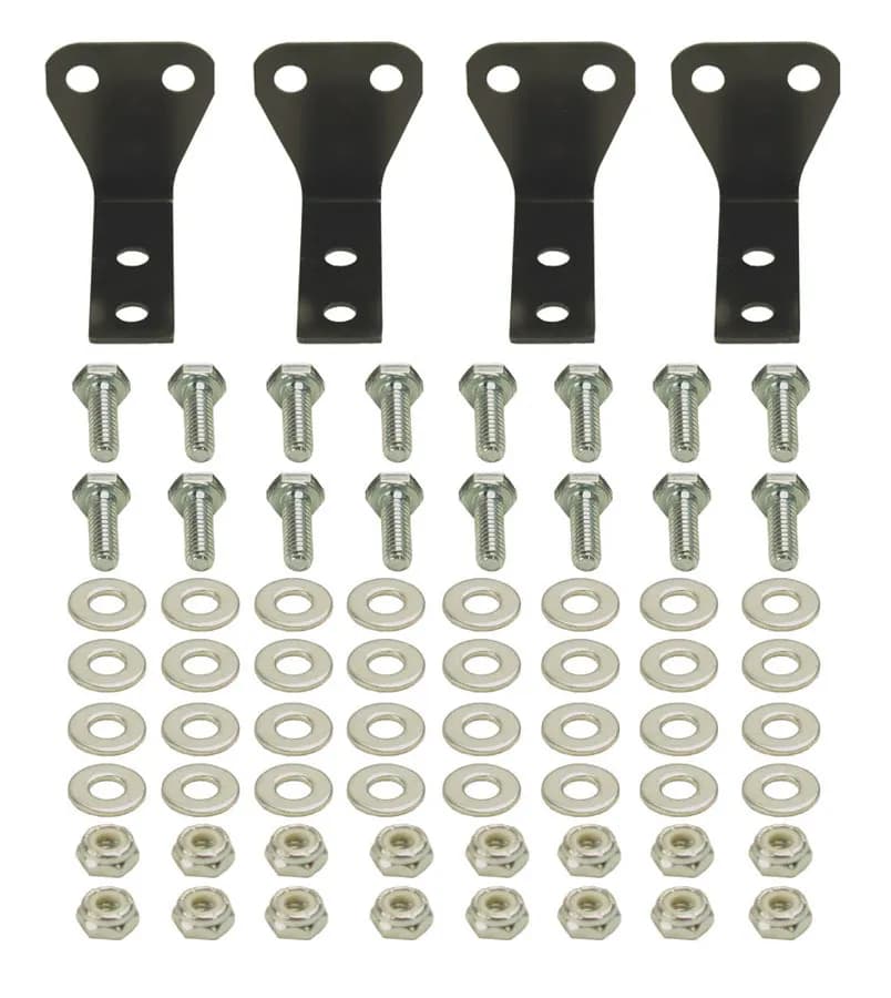 Derale 50020 Stack Plate Cooler 4 Way Mount Bracket Kit