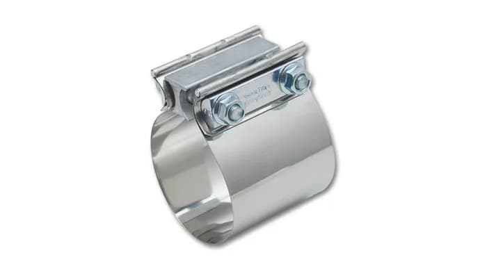 Easy Seal Exhaust Sleeve Clamp; For 3.5 in. O.D. Tubing; Butt Joint Style; 430 Stainless Steel;
