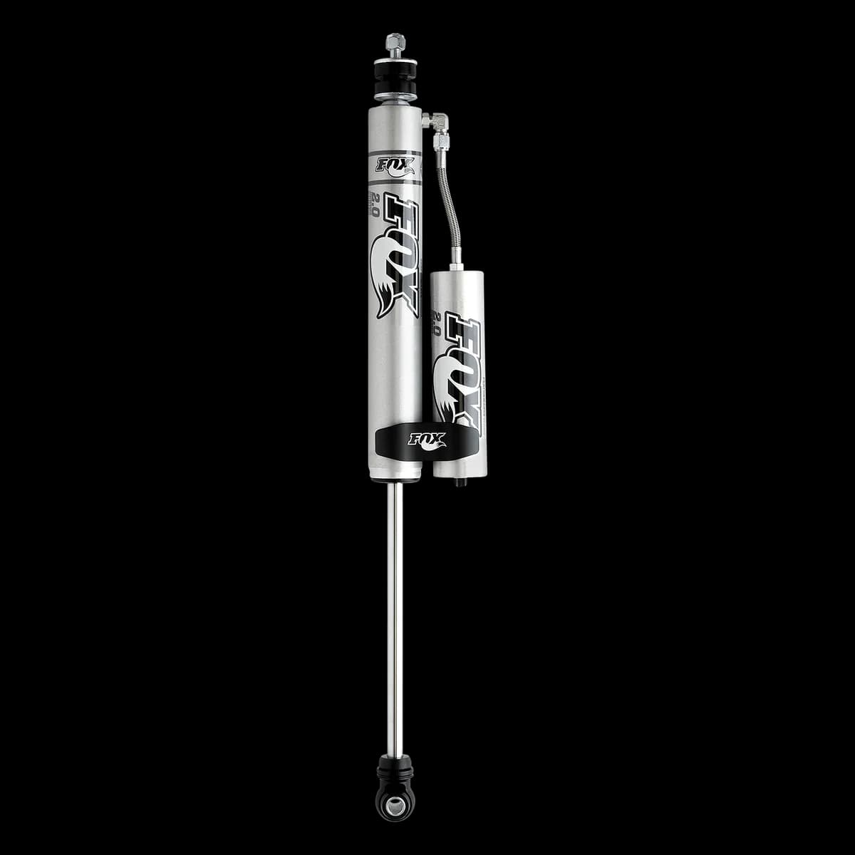 FOX Performance Series Smooth Body Resrvoir Reservoir: External Color: Aluminum Sold As: Each Top Mount: Sm3 Bottom Mount: Es8 Extended21.3 Compressed13.2