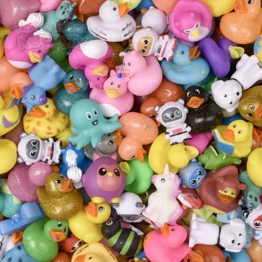 2\" Rubber Ducky And Animal Mix 500ct
