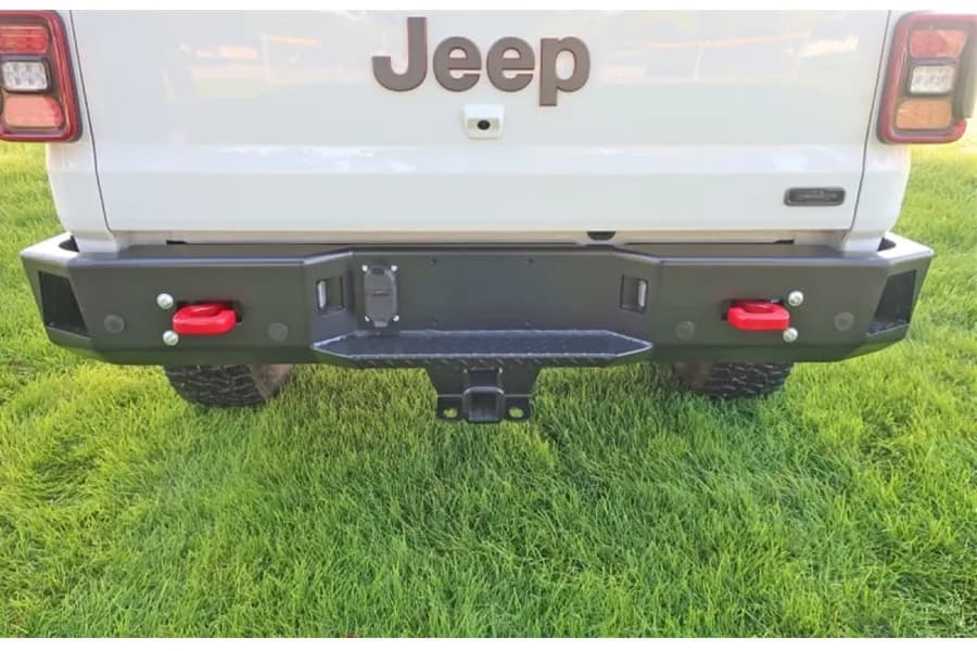 Rock Hard 4x4 Patriot Series Aluminum Rear Bumper - JT