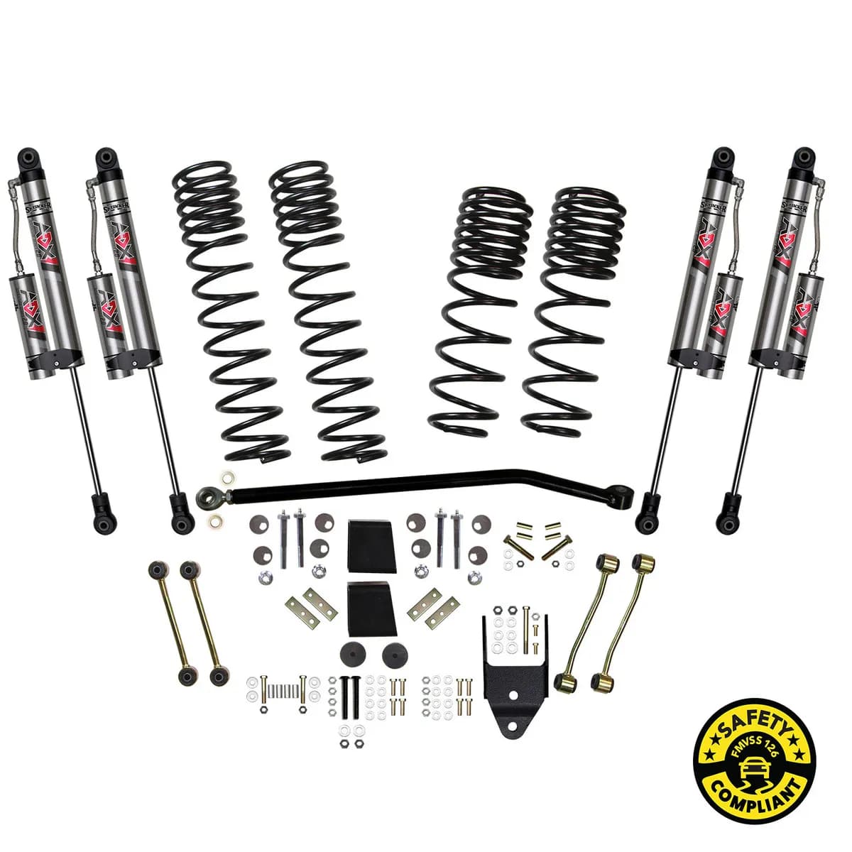 18c Jeep Wrangler JL 2DR Nonrubicon Gas 3.5in Suspension Lift System W/Adx Shocks