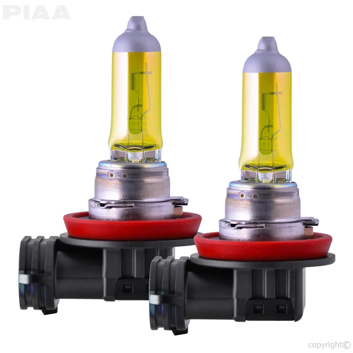 H8 Solar Yellow Replacement Bulb; 12V; 55W; 2500K; Twin Pack;