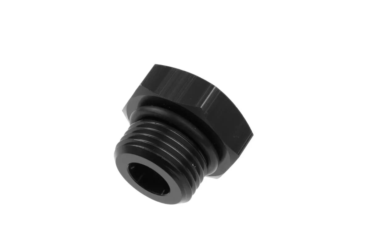 16 An/Jic Straight Thread (Oring) Port Plug Black