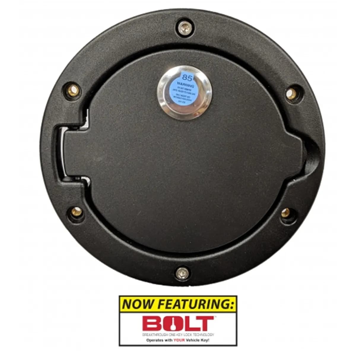 Jeep Wrangler Locking Fuel Door (featuring BOLT Codeable Lock)