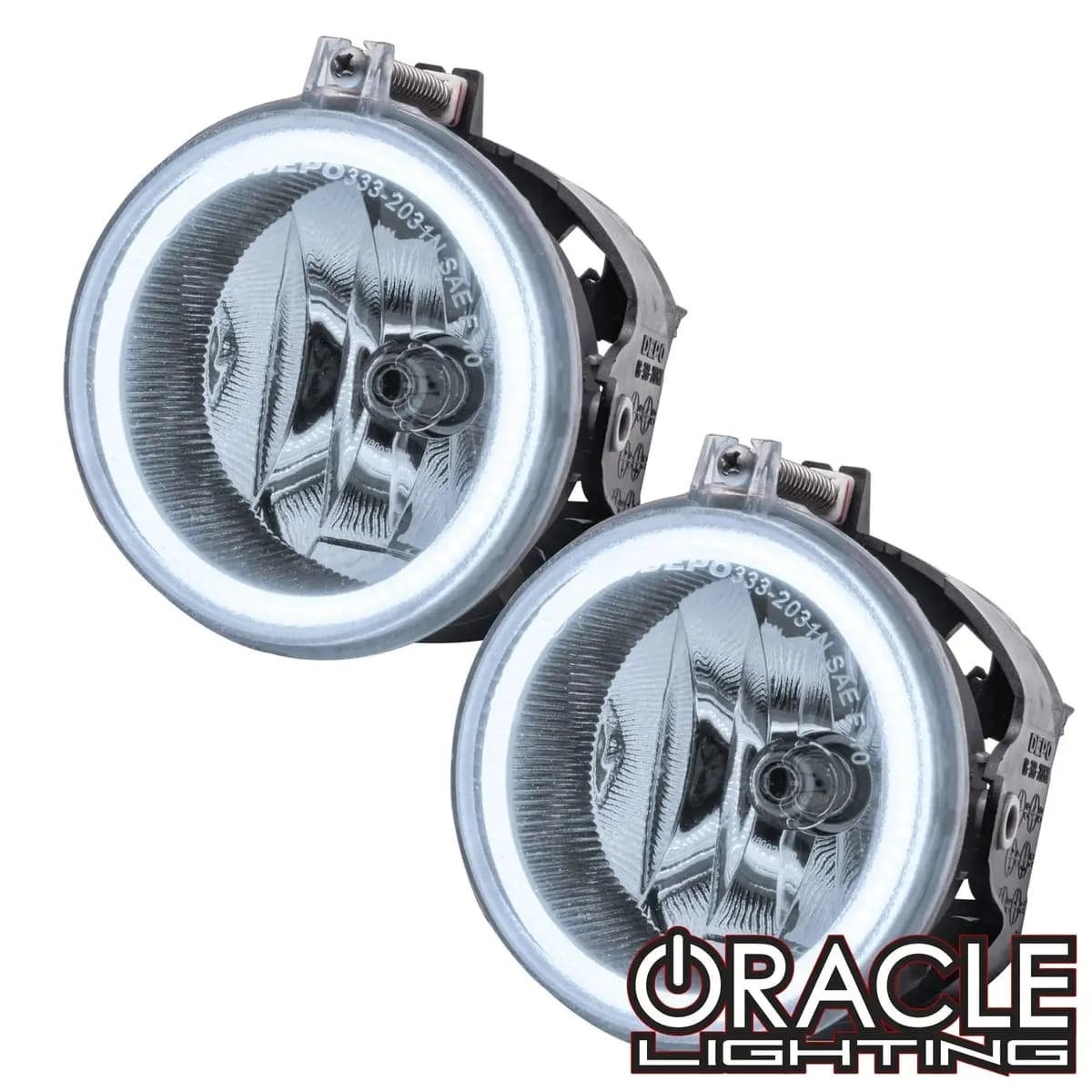 ORACLE Lighting 2011-2016 Jeep Patriot Pre-Assembled Halo Fog Lights - SMD / Amber