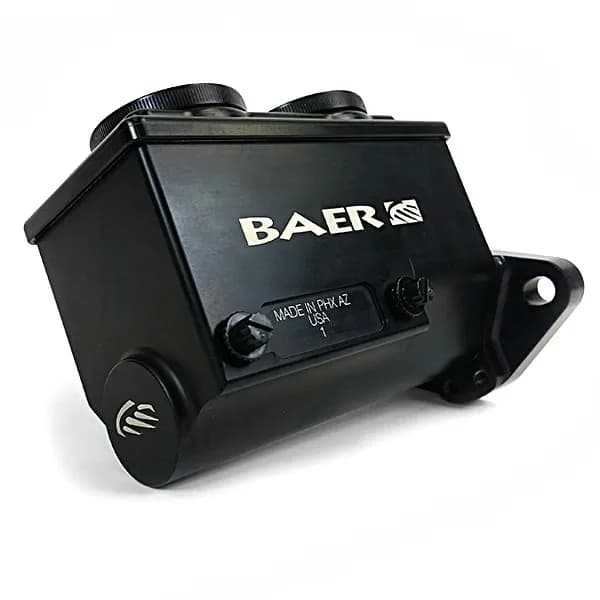 ReMaster Master Cylinder 2-Bolt GM/Ford, Black Anodized Finish, Left Port, 1.000" Bore