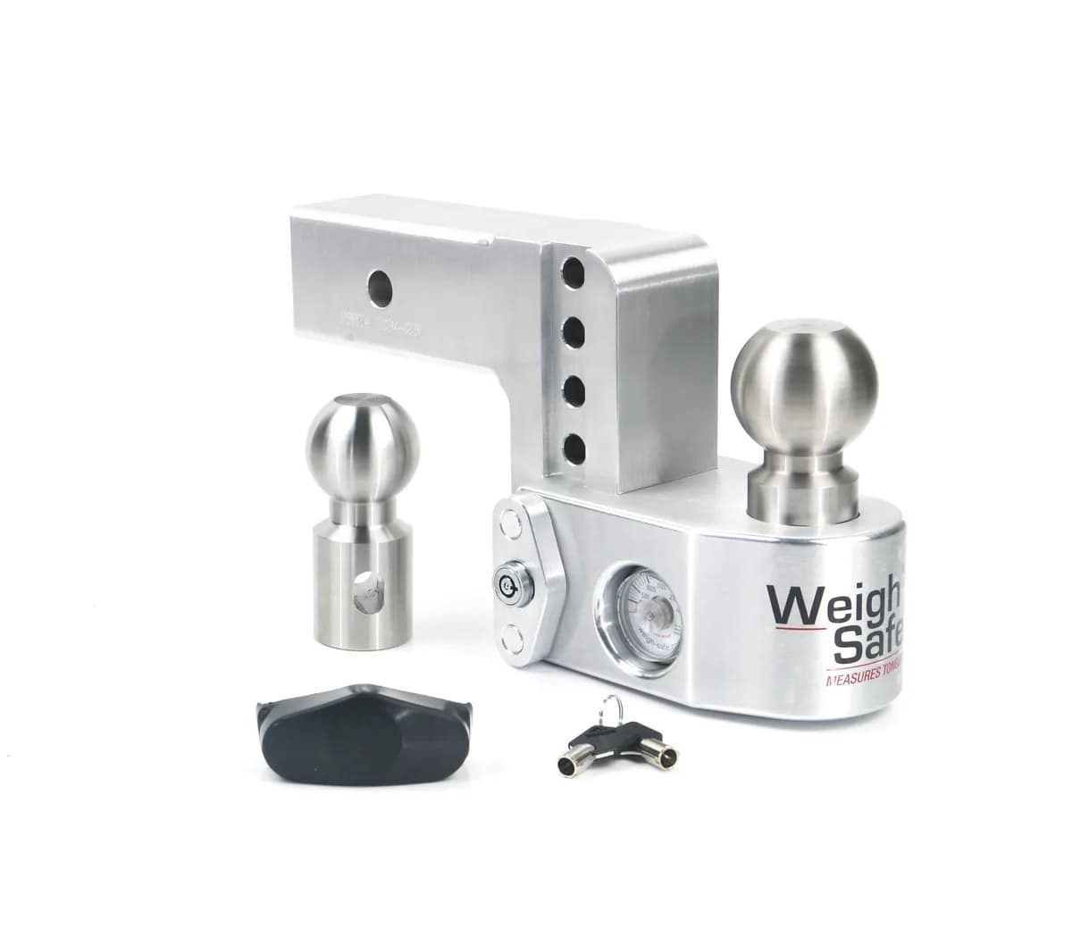 Weigh Safe 4in Drop Hitch w/ 2.5in Shank (8k/14.5k Gtwr)