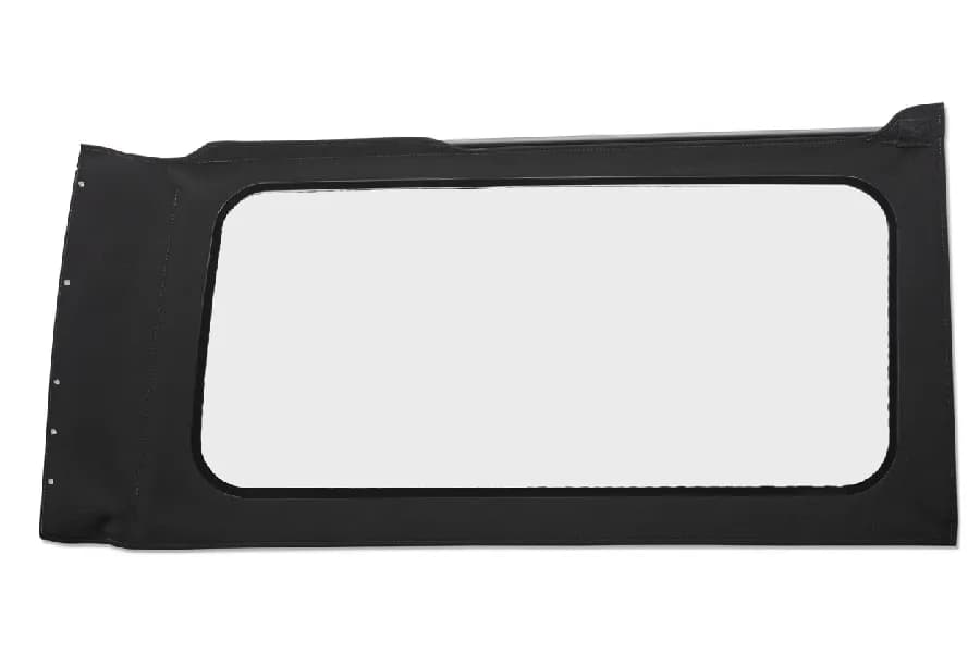 Replacement Windows forJeep Soft Top OE JL Replacement Jeep Windows For Jeep 2018-Current Wrangler JL 2 Door Quarter Right Hand 2 Door Clear Black Premium Twill Bestop