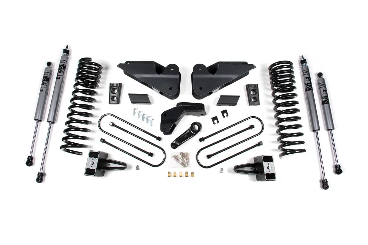 2013-2018 Ram 3500 6.5 Suspension Lift Kit- Dsl - Front Coils Rear Blocks - Fox 2.0 Adventure Series Shocks