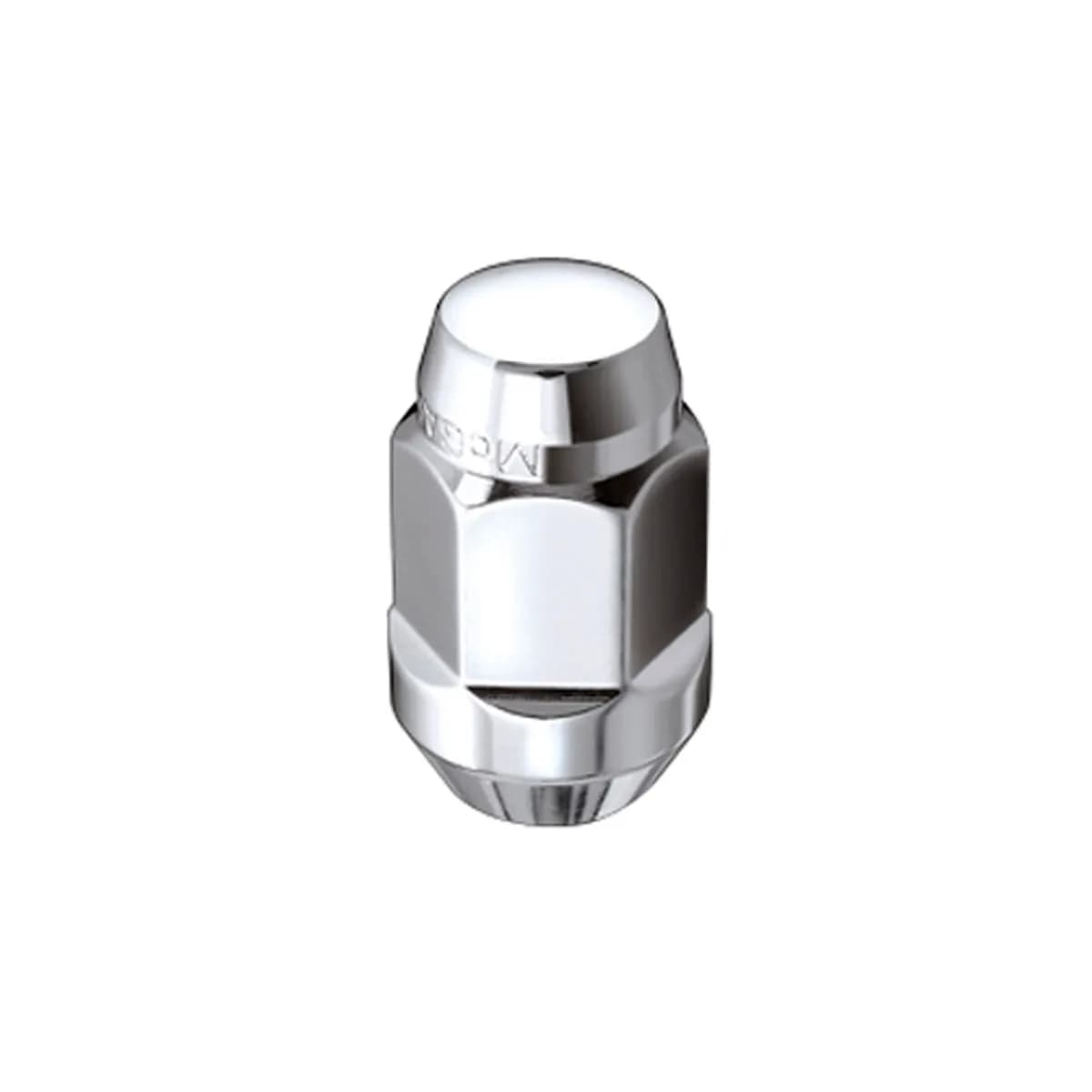 Hex Lug Nut M12x1.5 Cone Seat Bulge 3/4 Hex 1.45 in Oal Chrome (Box of 100)