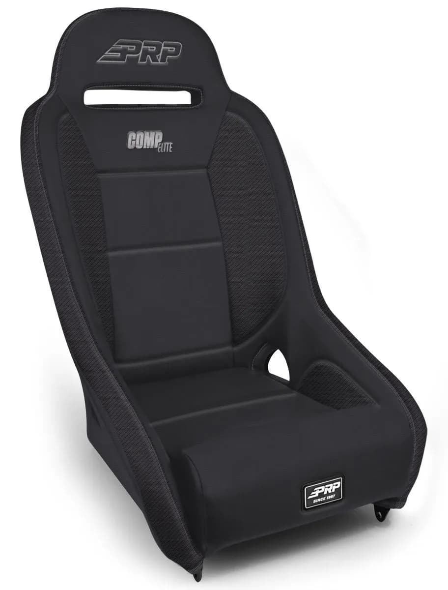 Comp Elite Suspension Seat; Black Vinylblack; Prp Silver Out