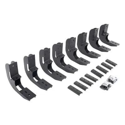 go Rhino 6940486 - V-Series V3, Rb30 And rb Slim Side Steps - Mounting Brackets Only - Textured Black