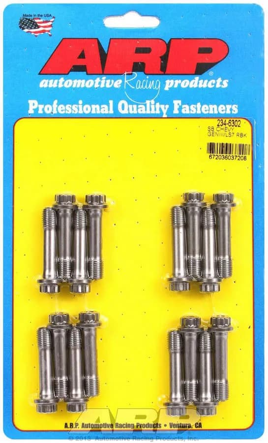 SBC Rod Bolt Kit - Fits GM LS7 2000 Series