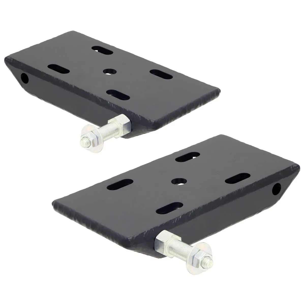 HD Leaf Spring Plates For Use w/2 1/2 Inch Springs 87-95 Wrangler YJ Front Includes Replaceable Sway Bar Mounts Pair RockJock 4x4