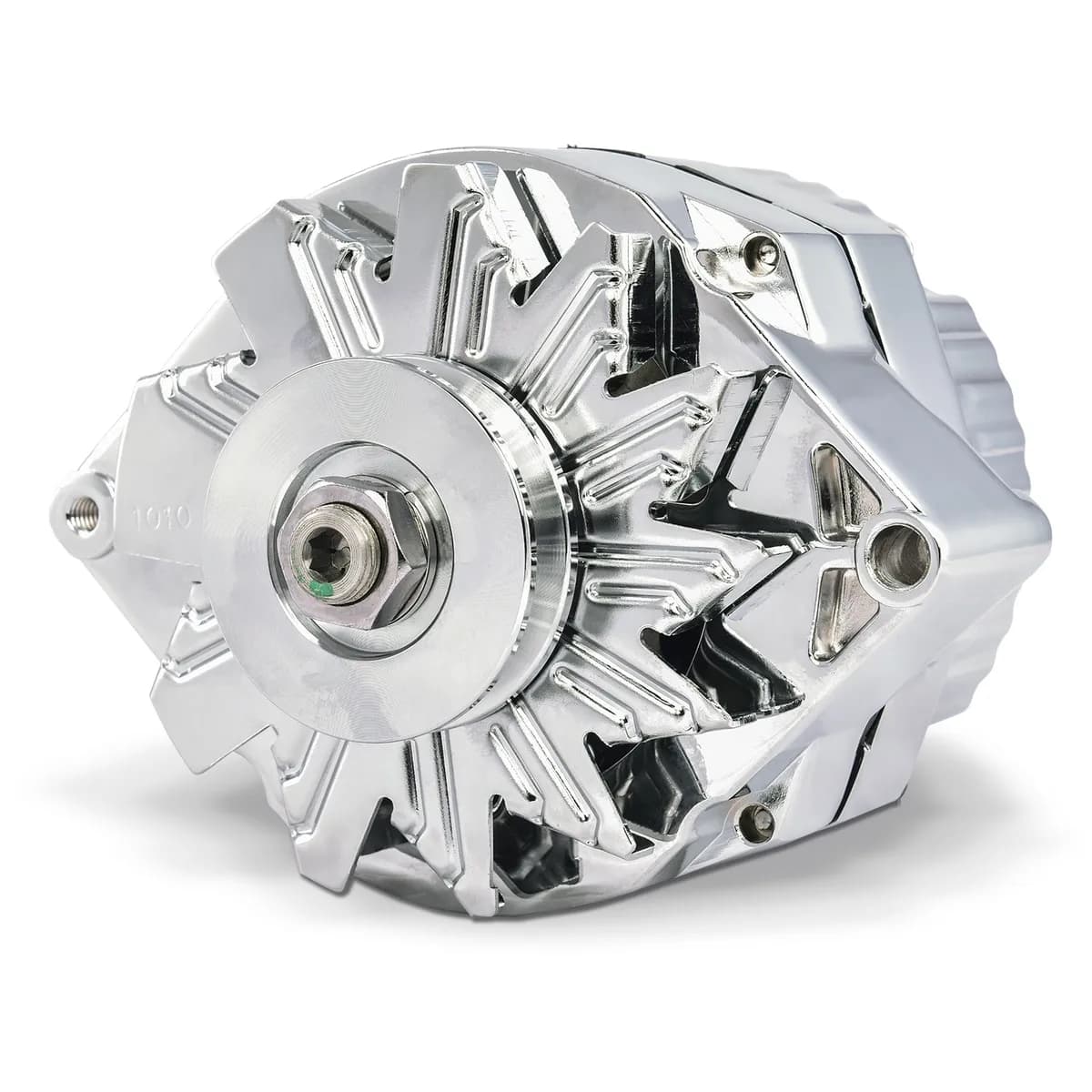Alternator 120 AMP GM 1 Wire Style Machined Pulley Chrome Finish Proform
