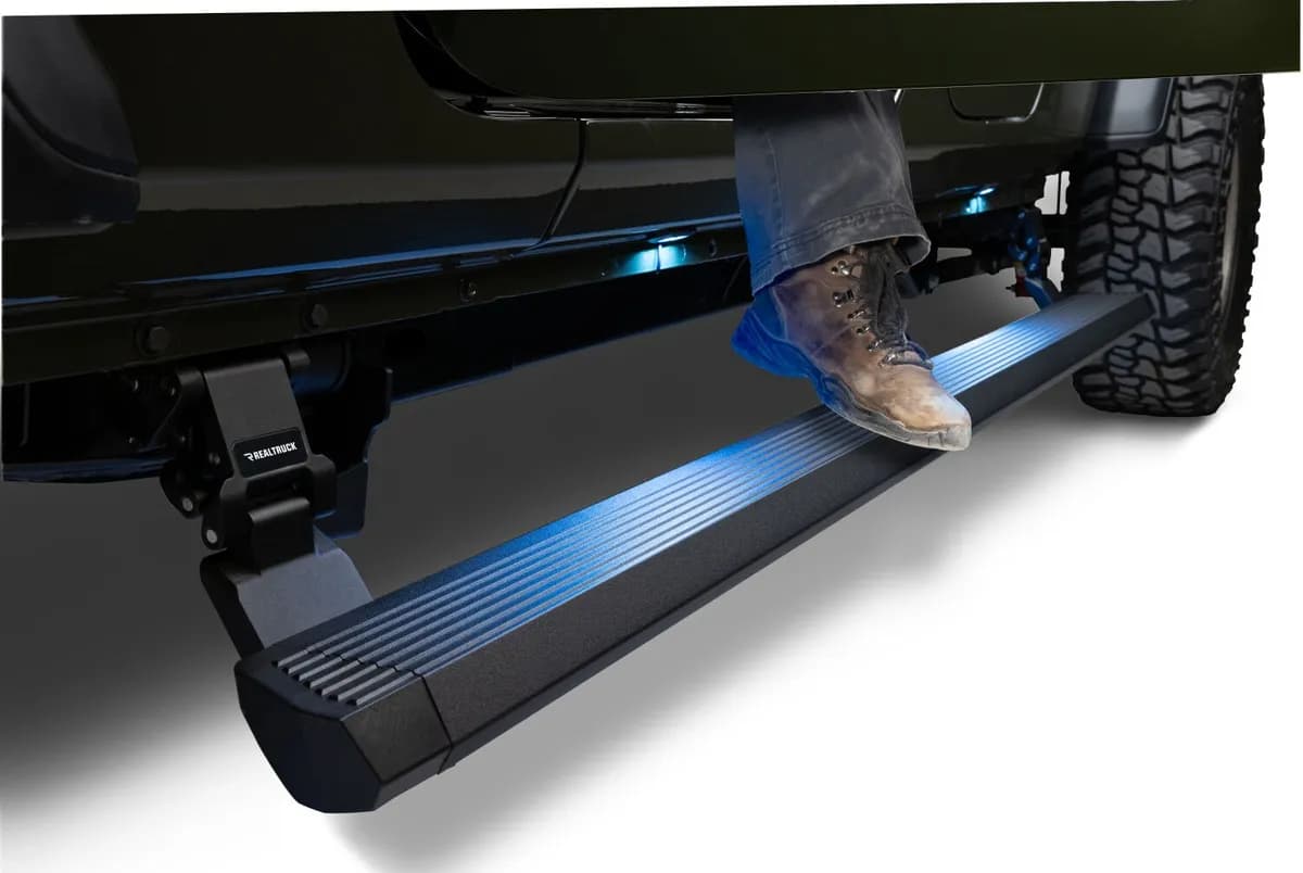 20c Gladiator JT 4DR Crew Cab Pickup Voltstep Electric Running Board Kit Powder Coat