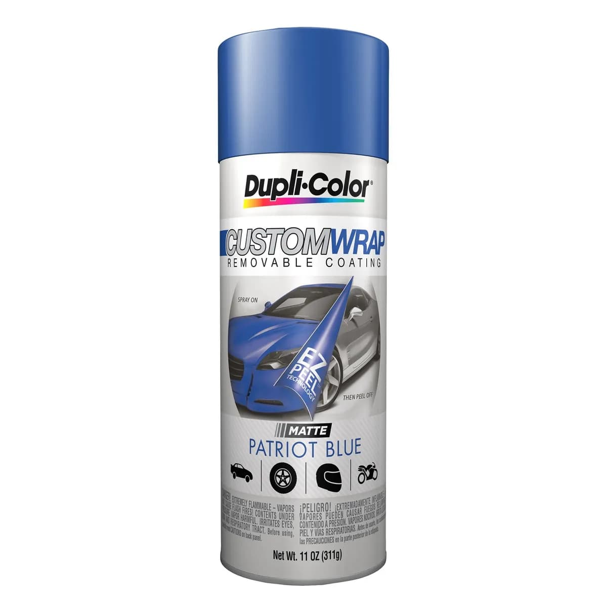 Custom Wrap Removable Coating Matte Patriot Blue 11 oz Aerosol