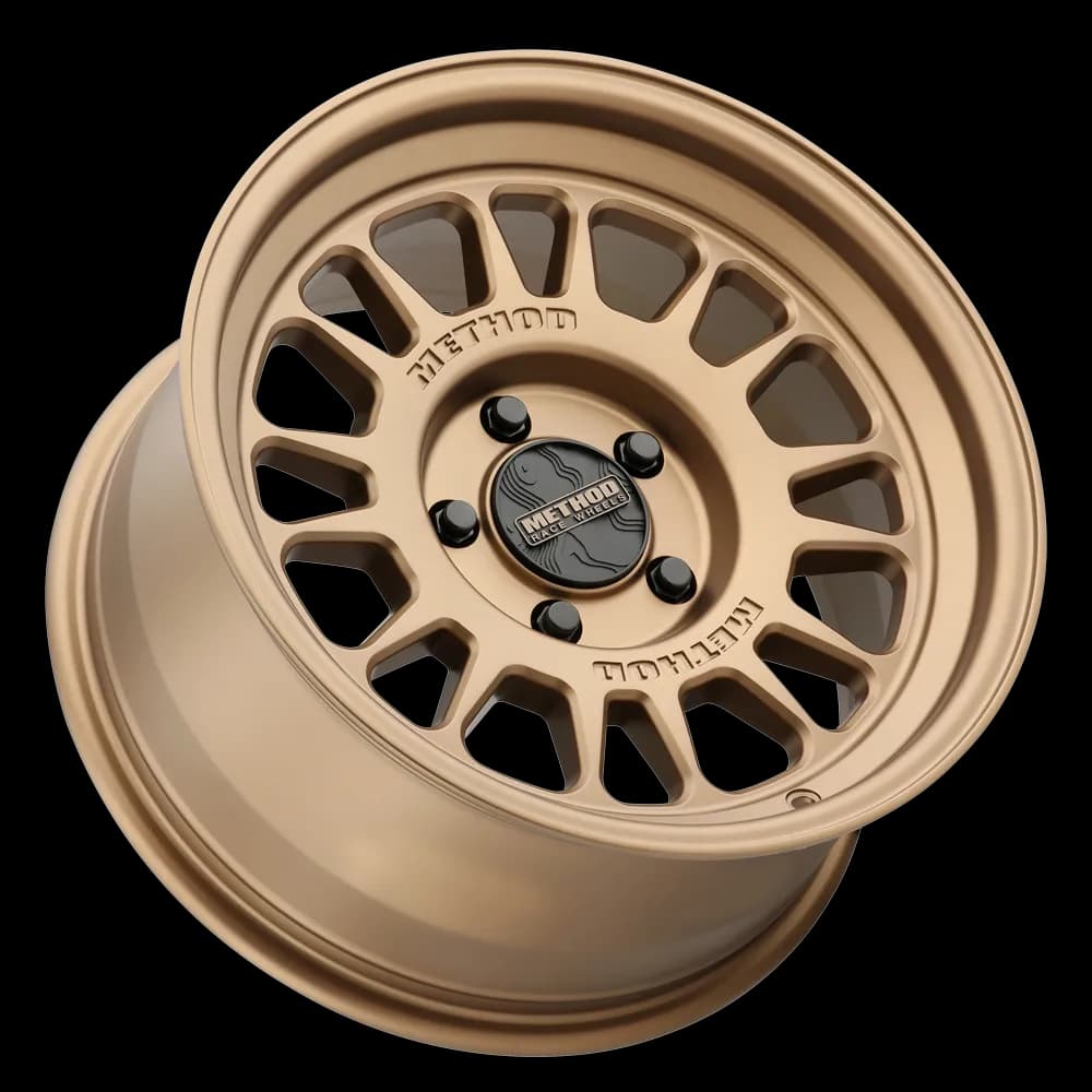 Aluminum Wheels 17x8.5 MR318 Bolt Pattern 5 On 127 Offset 0 Lip Size 1.97 Method Bronze BZ Method