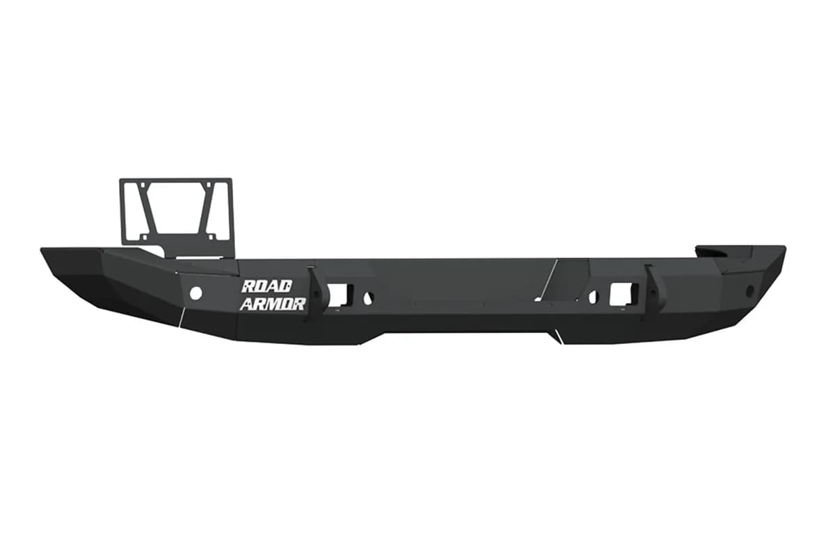 18c Wrangler Stealth Rear Full Width Non Winch Bumper Texture Black Lights Sold Sep