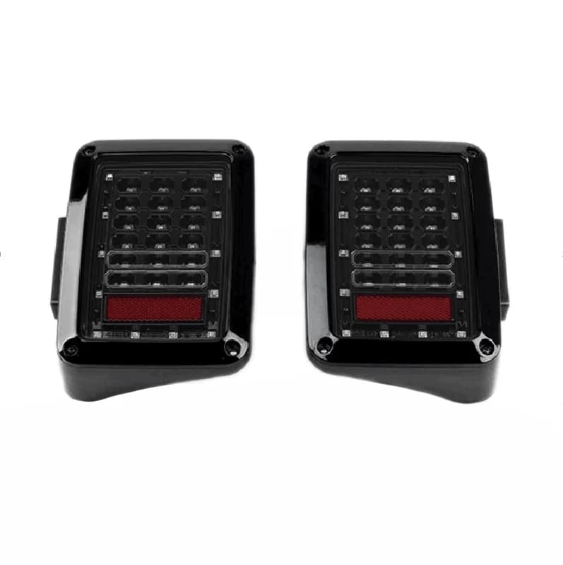 Quake LED - QPU912 - Jeep JK 6x8 Inch 25 Watt Blackout I Tail Light Tempest Series for 2007-2017 Jeep Wrangler