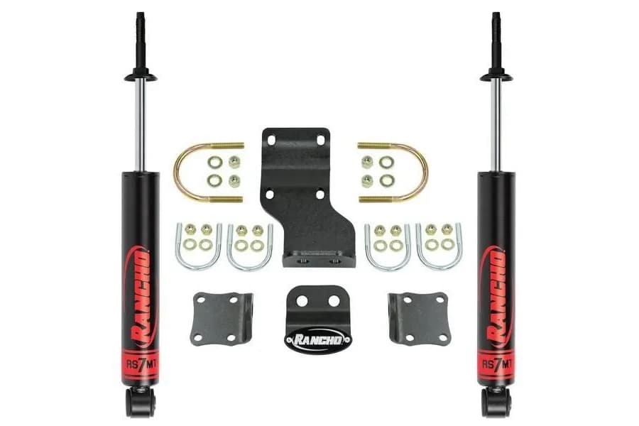 Rancho Performance Front Steering Stabilizer Kit - JT/JL/JK
