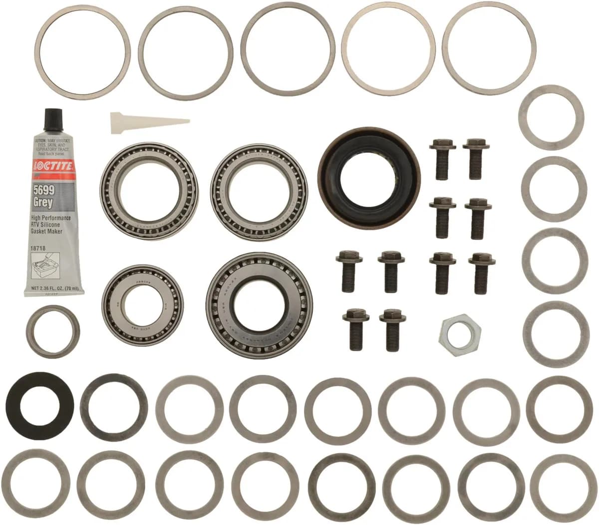 Dana Super 44 w/E-Locker Master Overhaul Rebuild Kit Front - JK Rubicon