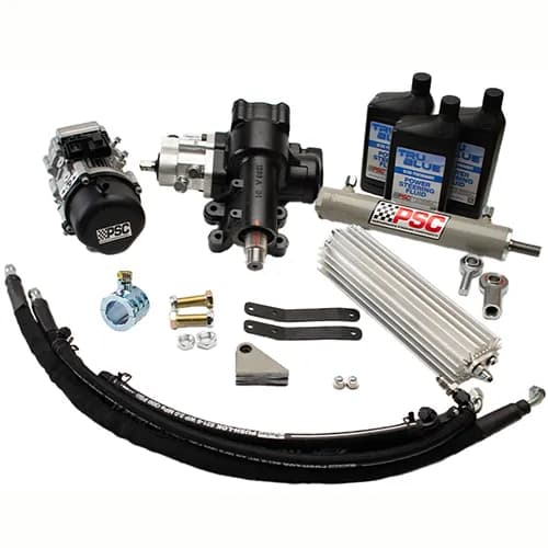 PSC Cylinder Assist EHPS Steering Kit for 18-2024 Jeep Wrangler 392 with 6.75 Axle Stroke and 1-12 Tie Rod Clamp