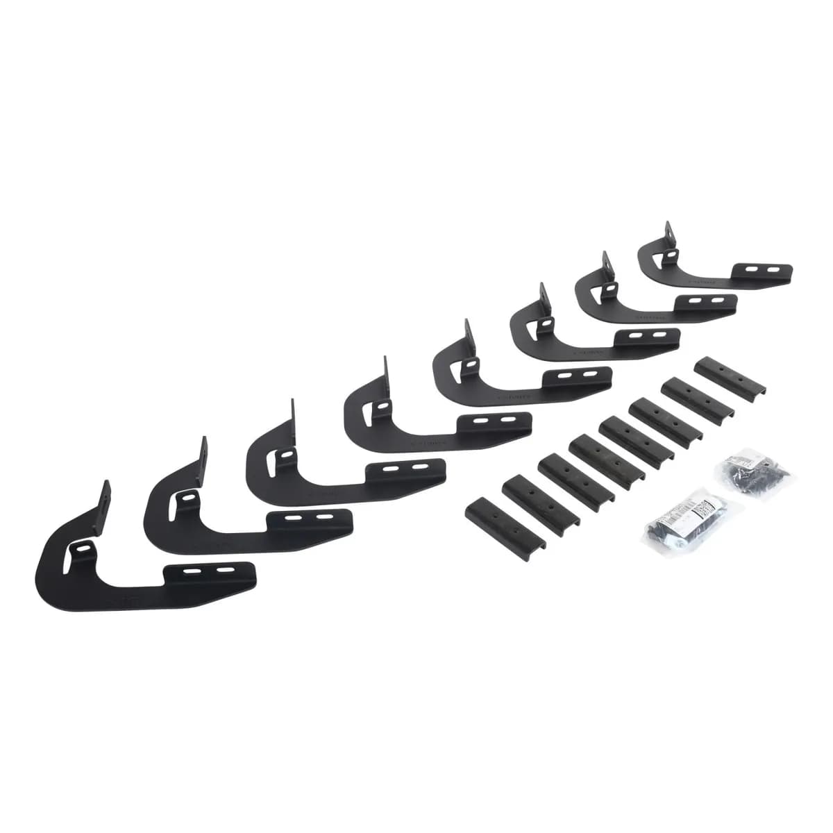 Go Rhino 69443973PC - RB20 Running boards - Complete Kit: RB20 Running board + Brackets - Protective Bedliner coating