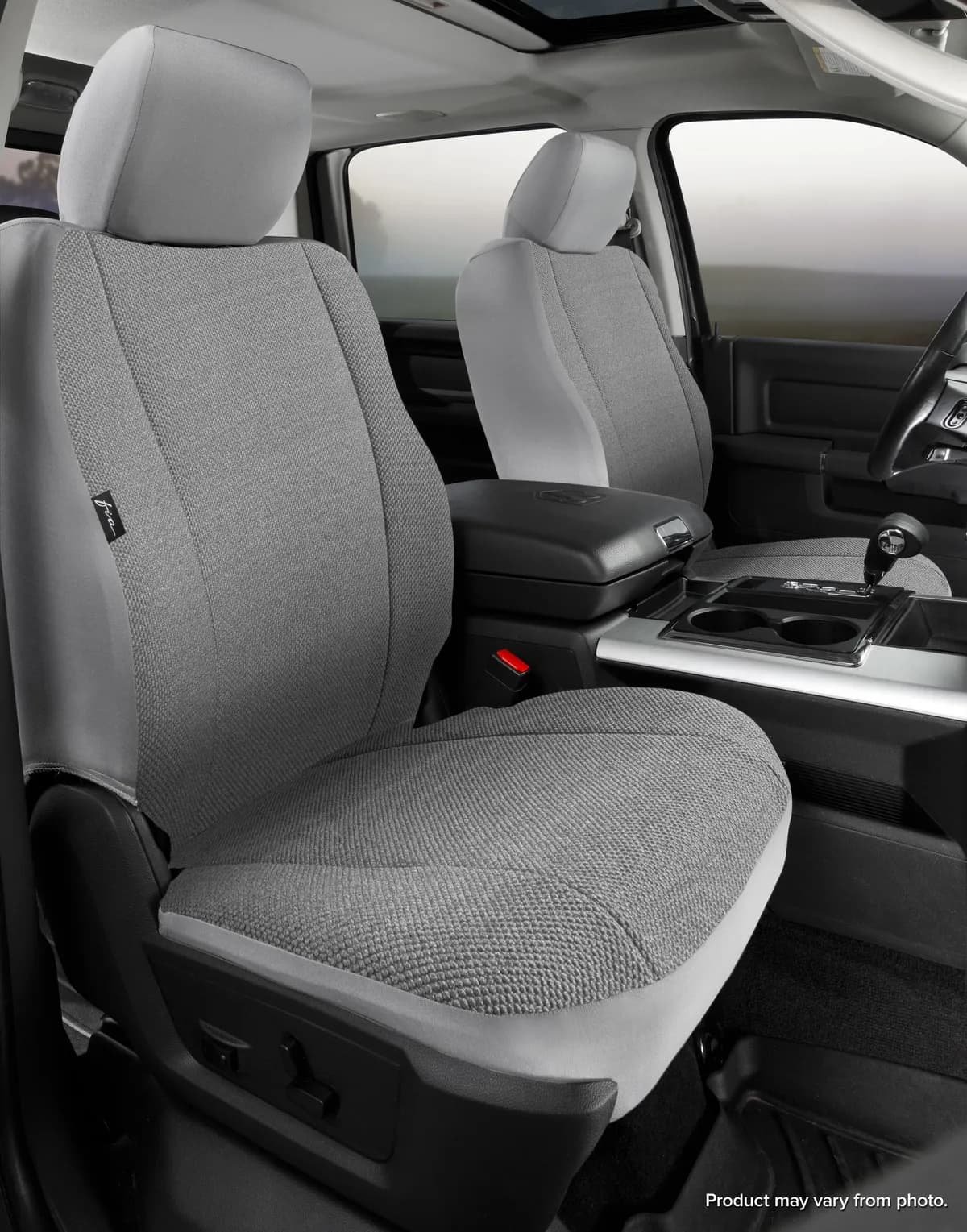 Fia Trs47-74 Gray Tr40 Series - Wrangler Saddleblanket Custom Fit Front Seat Cover - Solid Gray