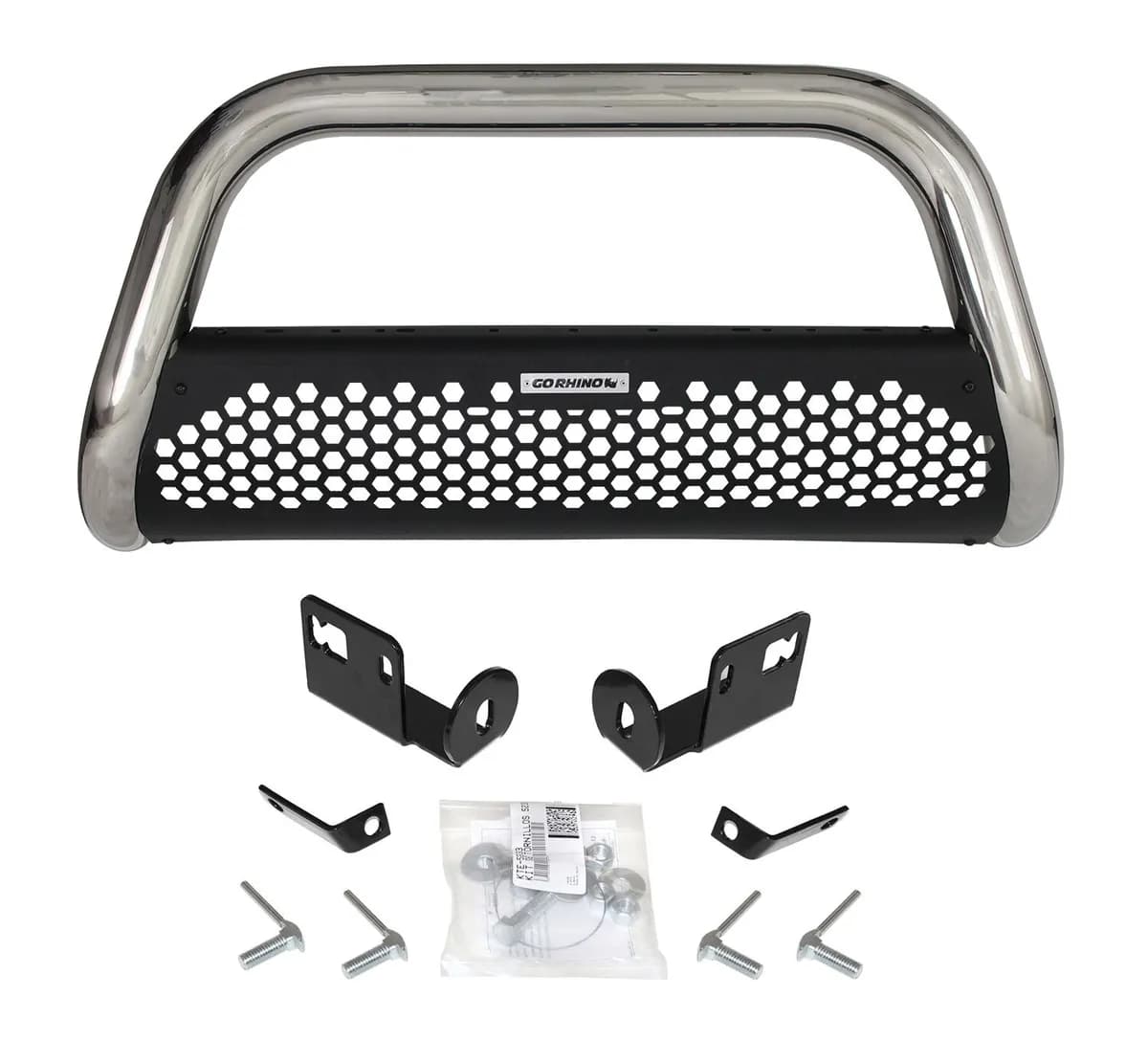 Go Rhino 55218PS - RC2 Bull Bar with Mounting Brackets - Polished Stainless Steel