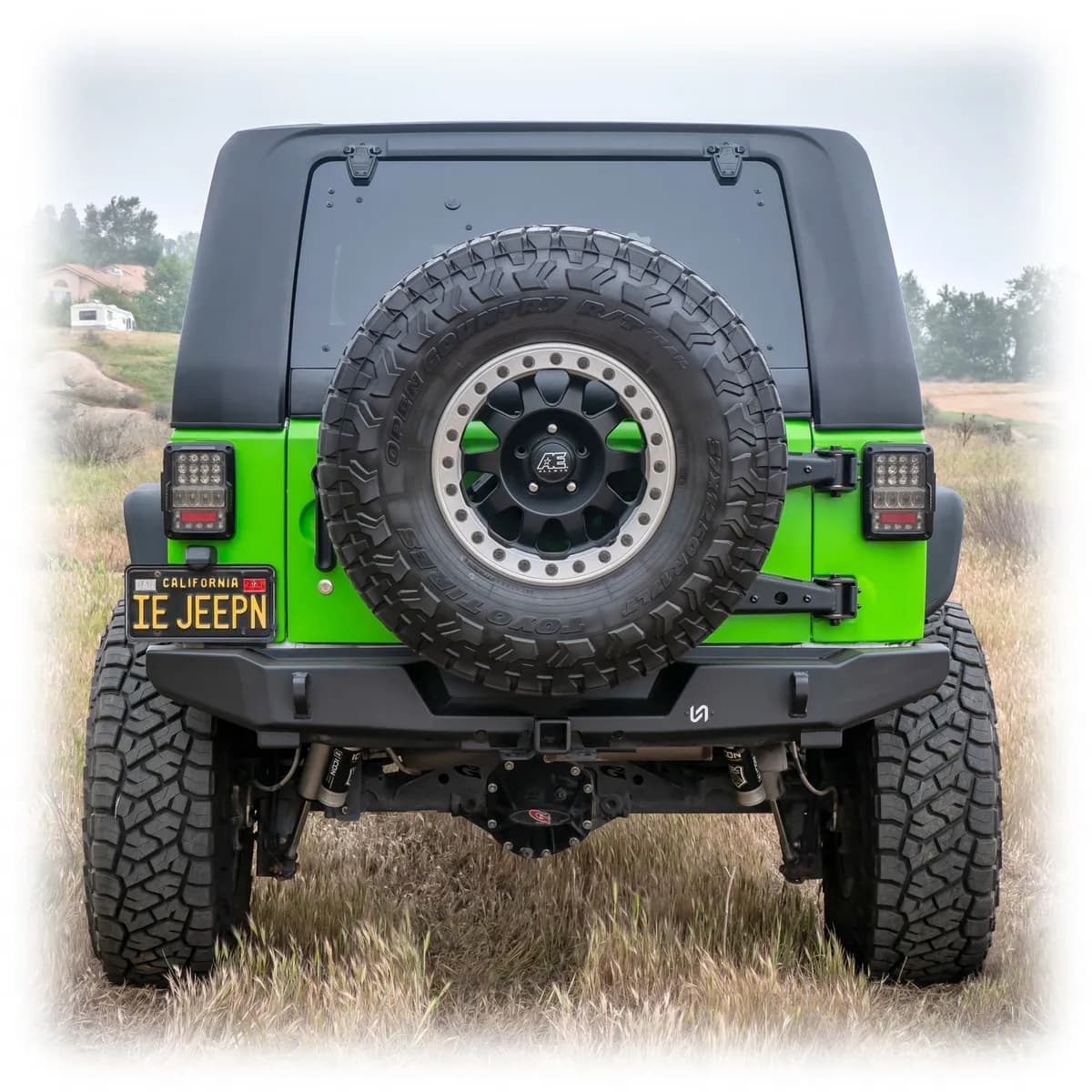 Fastback Hard Top for Jeep Wrangler JK Unlimited 4-Door - 1-Piece / Textured Black / Standard Headliner