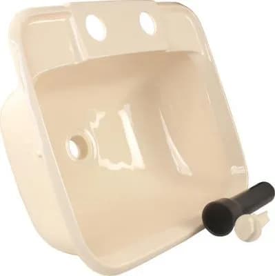 Molded Lavatory Sink Parchment