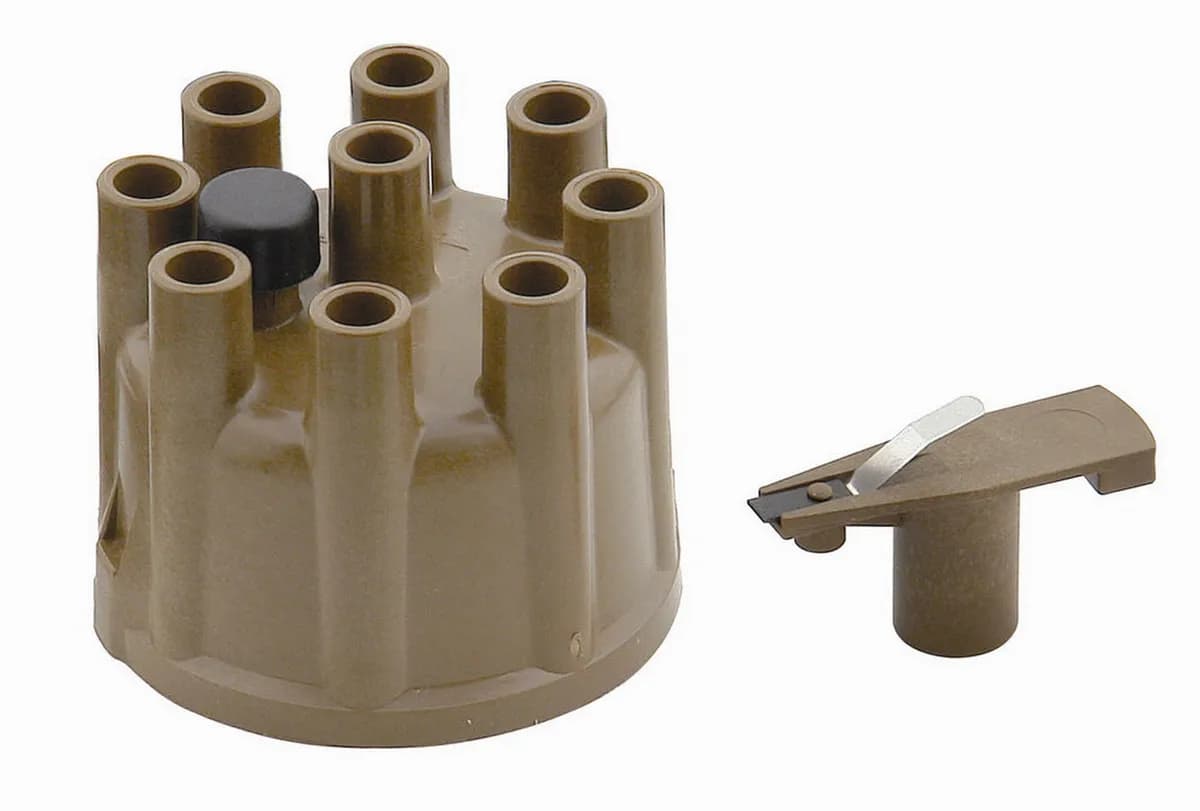 Distributor Cap & Rotor - Socket Style - Tan - 8320, Cap and Rotor Kit, Tan, Socket Style, Kit