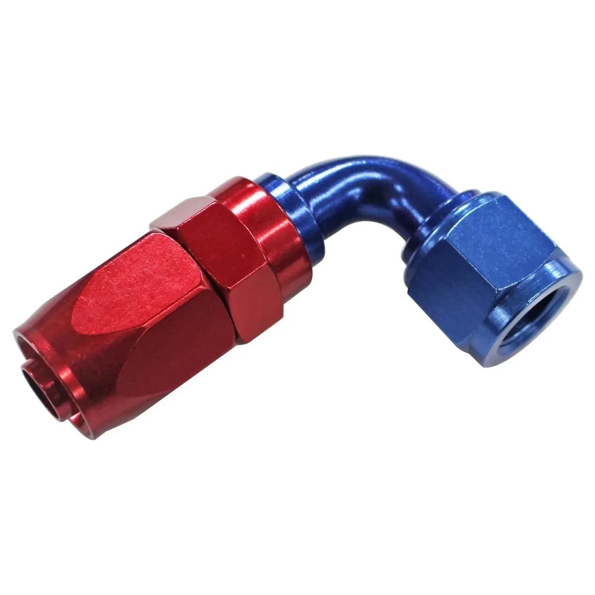 #10 Nut x #12 Hose Reducing Hose End 90 Degree