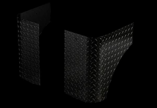 Dia Plate Corners Cj5 Black