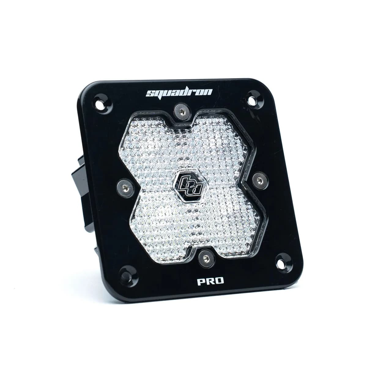 Squadron 2.0 Pro Black Flush Mount LED Auxiliary Light Pod Universal Clear Work/Scene Baja Designs