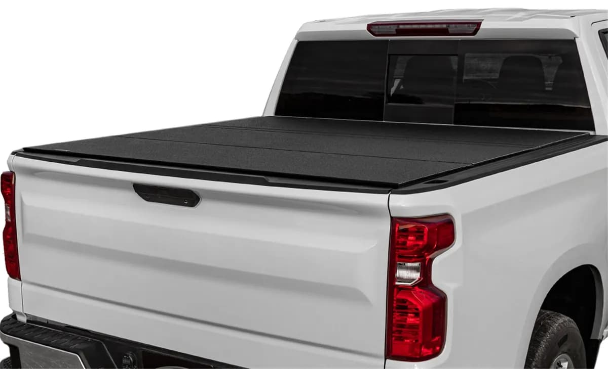 1418 Silverado/Sierra 1500 5.8ft Lomax Hard Folding Tonneau Cover